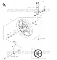 ROUE AVANT pour Kawasaki NINJA 400 2021