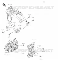 SUPPORT MOTEUR pour Kawasaki NINJA 400 2021