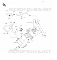 SYSTEME D'EVAPORATION CARBURANT(CA) pour Kawasaki NINJA 400 2021
