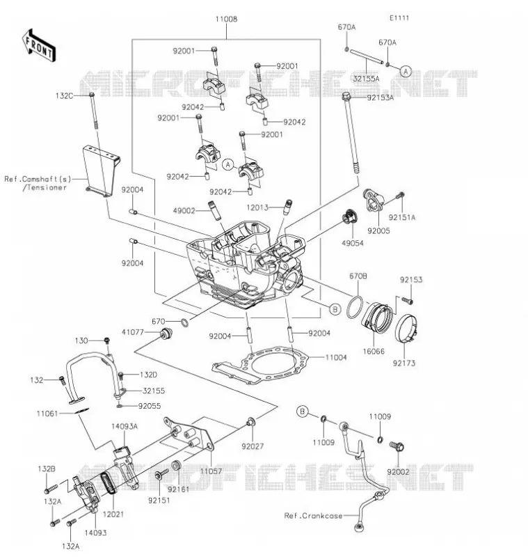 CULASSE Kawasaki MOTOS 650 2022 KLR650  KL650GNFNN