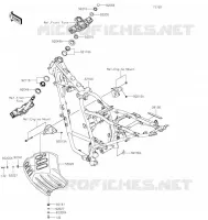 CADRE pour Kawasaki KLR650 TRAVELER 2022