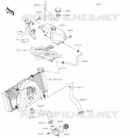 TUYAU D'EAU pour Kawasaki VERSYS 650 2022