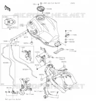 RESERVOIR A CARBURANT pour Kawasaki VERSYS 650 2022