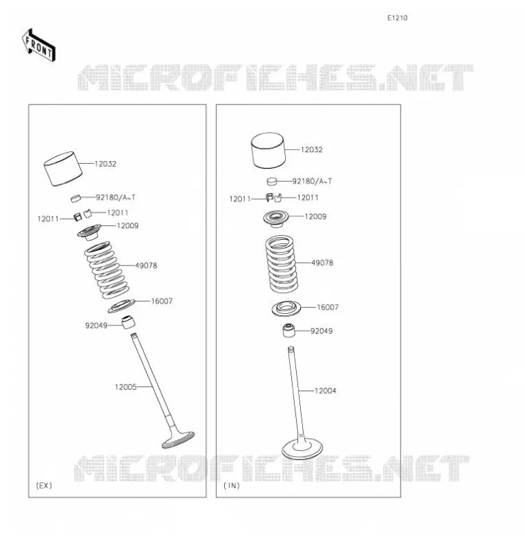 SOUPAPE Kawasaki MOTOS 650 2022 VERSYS 650  KLE650HNFNN