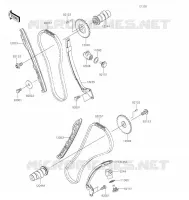 ARBRE A CAME/TENDEUR pour Kawasaki VULCAN 900 CLASSIC 2022