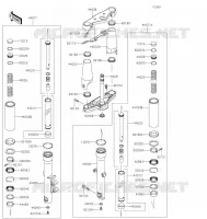 FOURCHE pour Kawasaki VULCAN 900 CLASSIC 2022