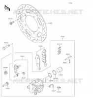 FREIN AVANT pour Kawasaki VULCAN 900 CLASSIC 2022