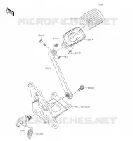 PEDALE DE FREIN/TORQUE LINK pour Kawasaki VULCAN 900 CLASSIC 2022