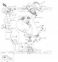 RESERVOIR CARBURANT pour Kawasaki VULCAN 900 CLASSIC 2022