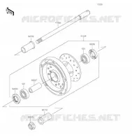ROUE AVANT pour Kawasaki VULCAN 900 CLASSIC 2022