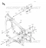 SUPPORT MOTEUR pour Kawasaki VULCAN 900 CLASSIC 2022