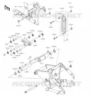 SUSPENSION/AMORTISSEUR pour Kawasaki VULCAN 900 CLASSIC 2022