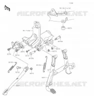 BEQUILLES  1400 kawasaki-moto 2022 1400GTR 40