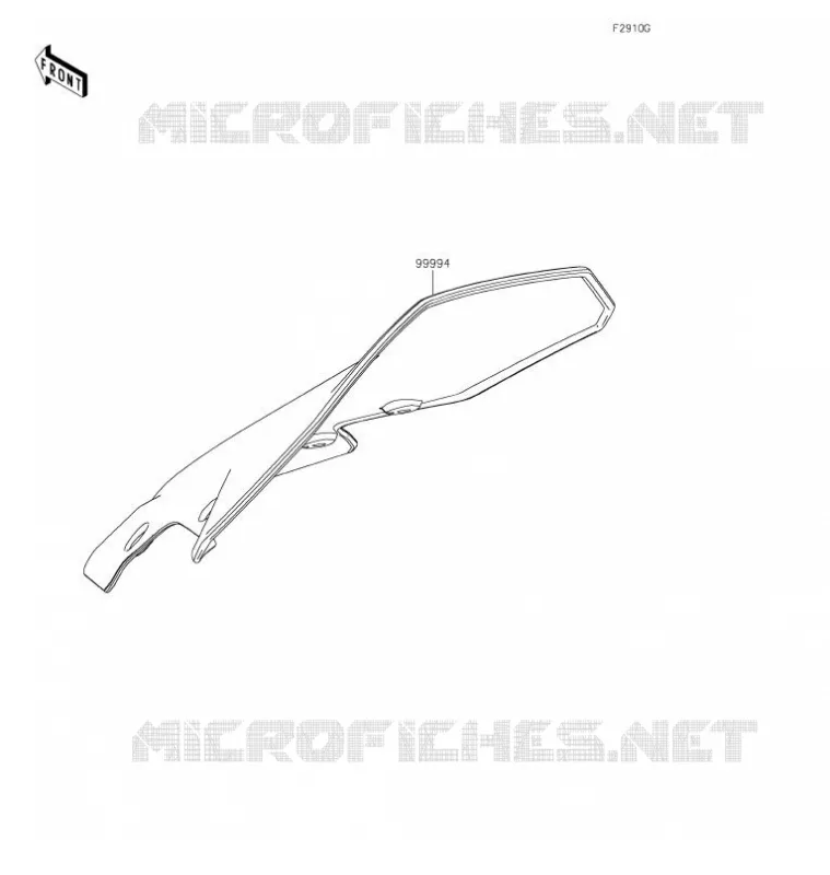 ACCESSOIRE(Large Meter Cover) Kawasaki MOTOS 900 2022 Z900  ZR900HNFNN