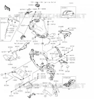 RESERVOIR CARBURANT pour Kawasaki Z900 SE 2022