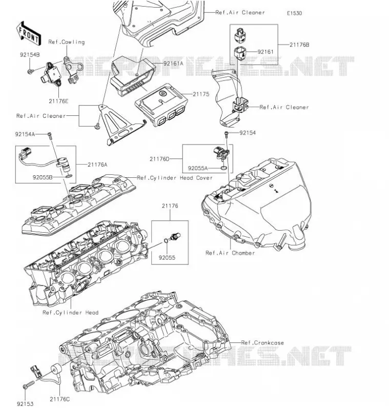 INJECTION CARBURANT Kawasaki MOTOS 1000 2021 NINJA H2R  ZX1000YMFNN
