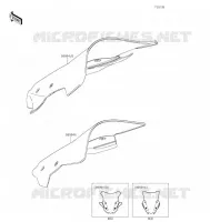 ACCESSOIRE(PARE BRISE) pour Kawasaki NINJA 1000SX 2022