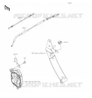 CABLES pour Kawasaki NINJA 1000SX 2022