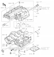 CARTER MOTEUR(S) pour Kawasaki NINJA 1000SX 2022