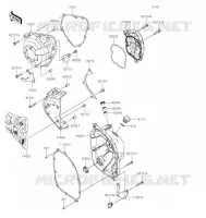 COUVERCLES MOTEUR pour Kawasaki NINJA 1000SX 2022