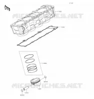 CYLINDRE/PISTON pour Kawasaki NINJA 1000SX 2022