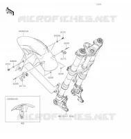 GARDE BOUE AVANT pour Kawasaki NINJA 1000SX 2022