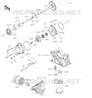 POMPE A HUILE pour Kawasaki NINJA 1000SX 2022