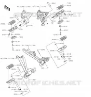 REPOSE PIED pour Kawasaki NINJA 1000SX 2022