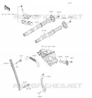 ARBRE A CAME/TENDEUR pour Kawasaki NINJA ZX-6R 2022
