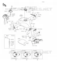 RESERVOIR CARBURANT pour Kawasaki NINJA ZX-6R 2022