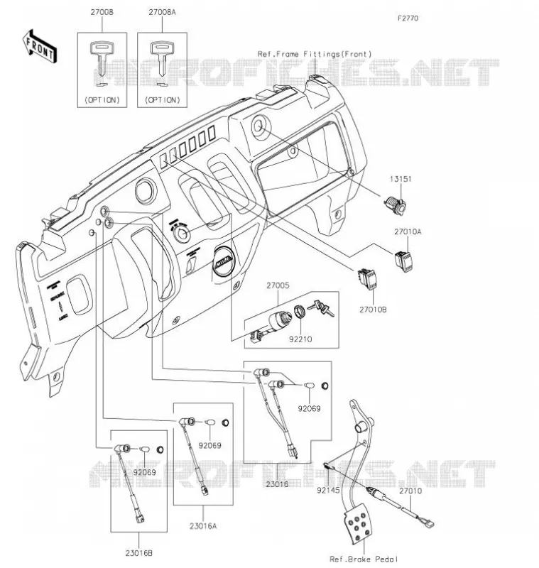 CONTACTEUR Kawasaki SSV 400 2022 MULE SX  KAF400PNSNN