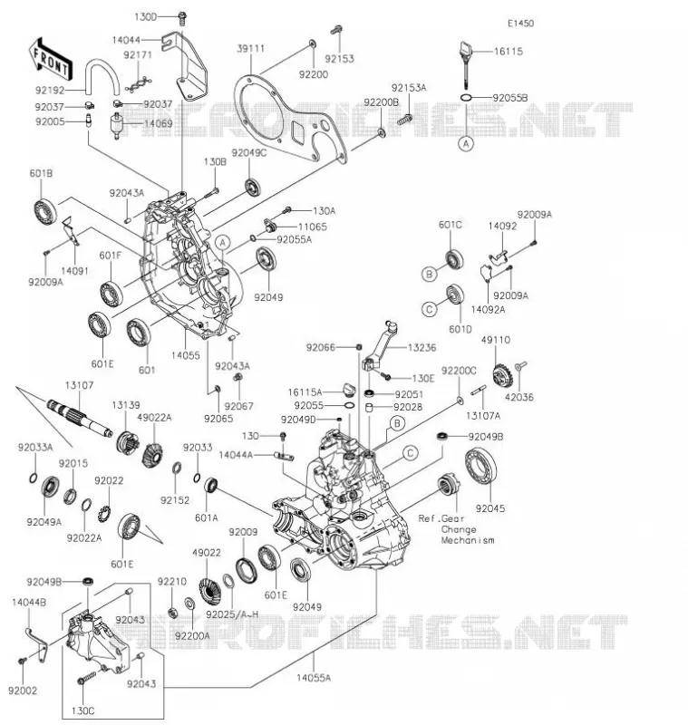 PONT Kawasaki SSV 400 2022 MULE SX  KAF400RNFNN