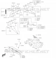 AMORTISSEUR AVANT pour Kawasaki MULE PRO-MX 2022
