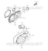 COUVERCLE CONVERTISSEUR pour Kawasaki MULE PRO-MX 2022