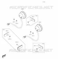 FEUX ARRI&Egrave;RE(S) pour Kawasaki MULE PRO-MX 2022