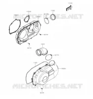 COUVERCLE CONVERTISSEUR pour Kawasaki MULE PRO-MX 2022