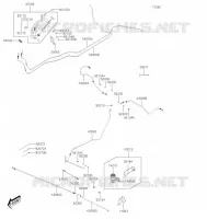 DURITE DE FREIN pour Kawasaki MULE PRO-MX 2022