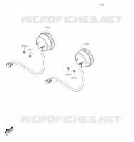 FEUX ARRI&Egrave;RE(S) pour Kawasaki MULE PRO-MX 2022