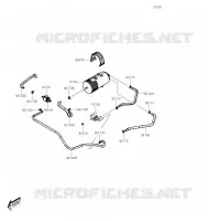 SYSTEME D'EVAPORATION CARBURANT(CA) pour Kawasaki MULE PRO-MX 2022