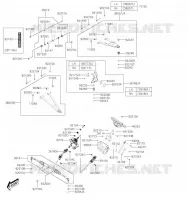 AMORTISSEUR AVANT pour Kawasaki MULE PRO-MX 2022