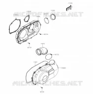 COUVERCLE CONVERTISSEUR pour Kawasaki MULE PRO-MX 2022