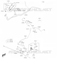 DURITE DE FREIN pour Kawasaki MULE PRO-MX 2022