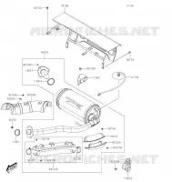 &Eacute;CHAPPEMENT pour Kawasaki MULE PRO-MX 2022