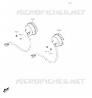 FEUX ARRI&Egrave;RE(S) pour Kawasaki MULE PRO-MX 2022