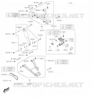 SUSPENSION ARRI&Egrave;RE pour Kawasaki MULE PRO-MX 2022