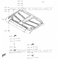 TOIT pour Kawasaki MULE PRO-MX 2022