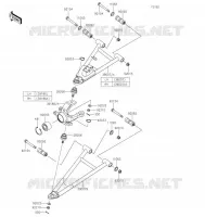 AMORTISSEUR AVANT pour Kawasaki MULE PRO-FX 2022