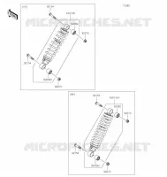AMORTISSEUR pour Kawasaki MULE PRO-FX 2022