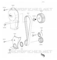 COURROIE DE DISTRIBUTION pour Kawasaki MULE PRO-FX 2022