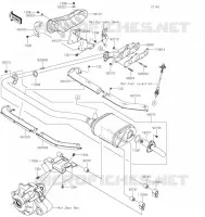 &Eacute;CHAPPEMENT pour Kawasaki MULE PRO-FX 2022